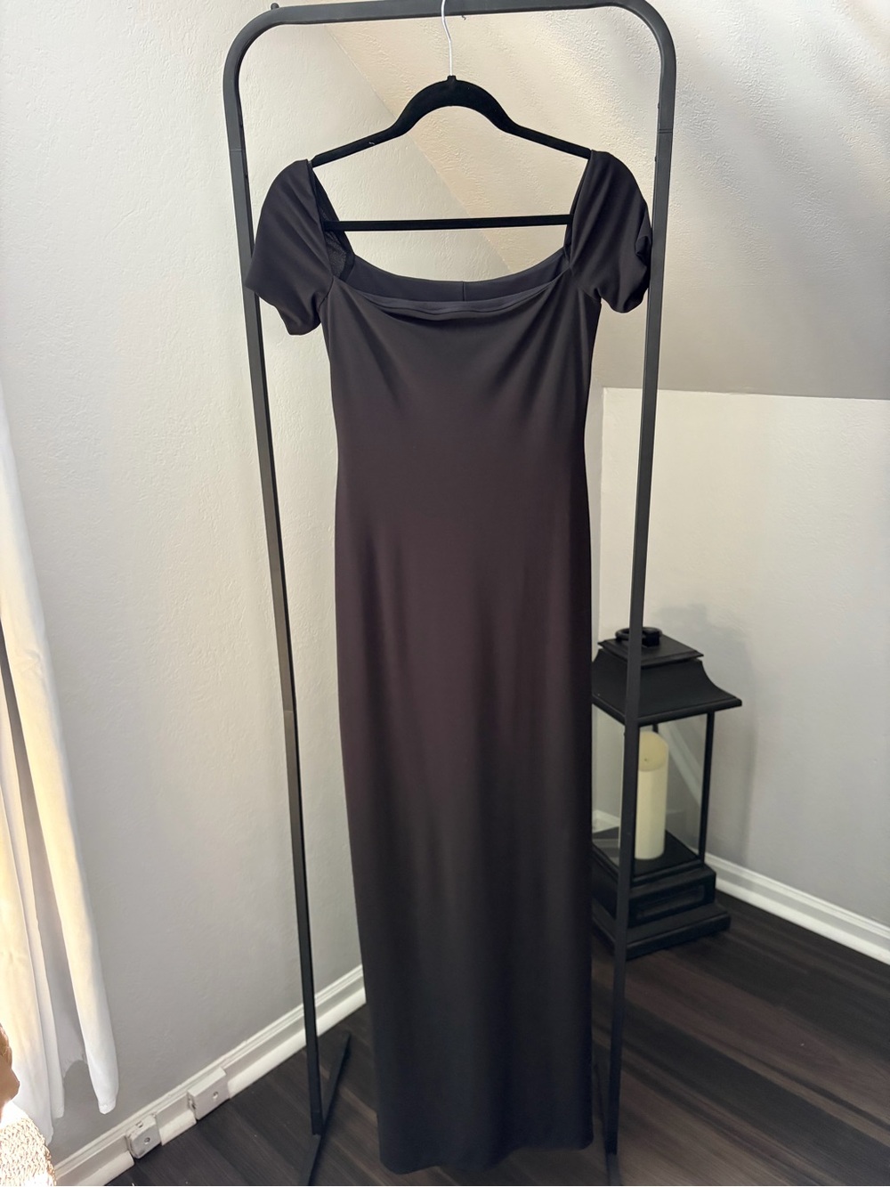 LAUNDRY BY SHELLI SEGAL OFF THE SHOULDER DRESS